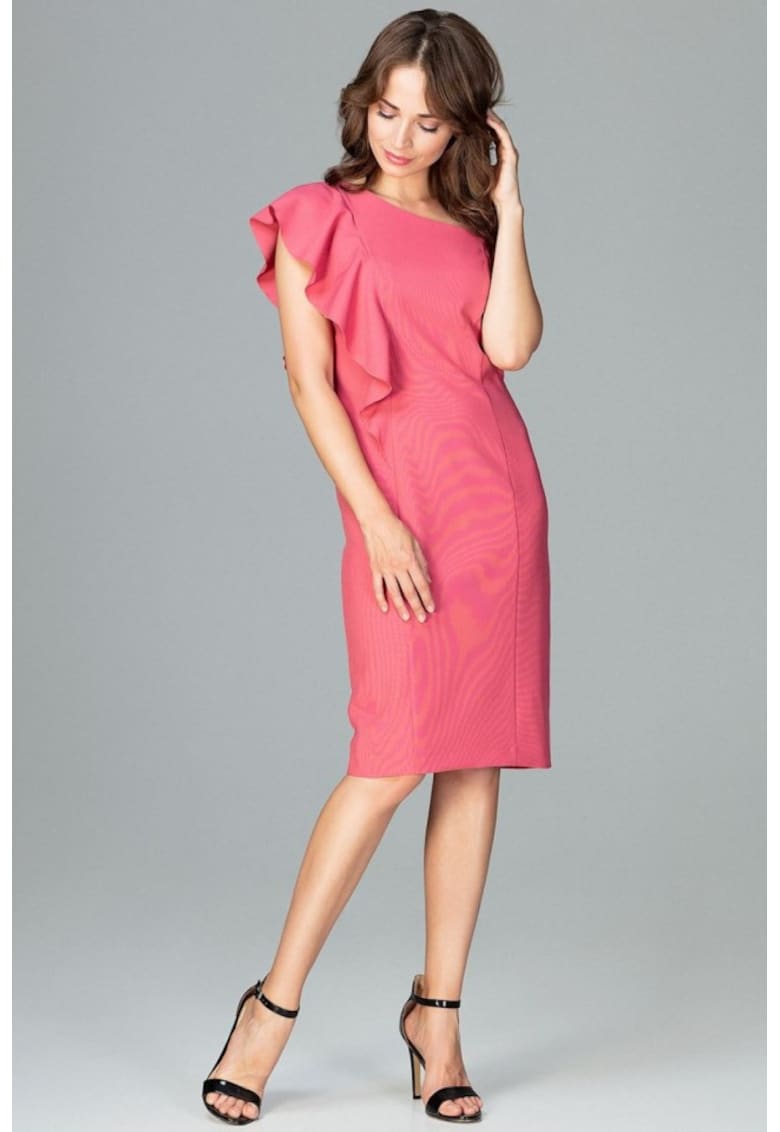 Rochie de zi model 120763 - Roz