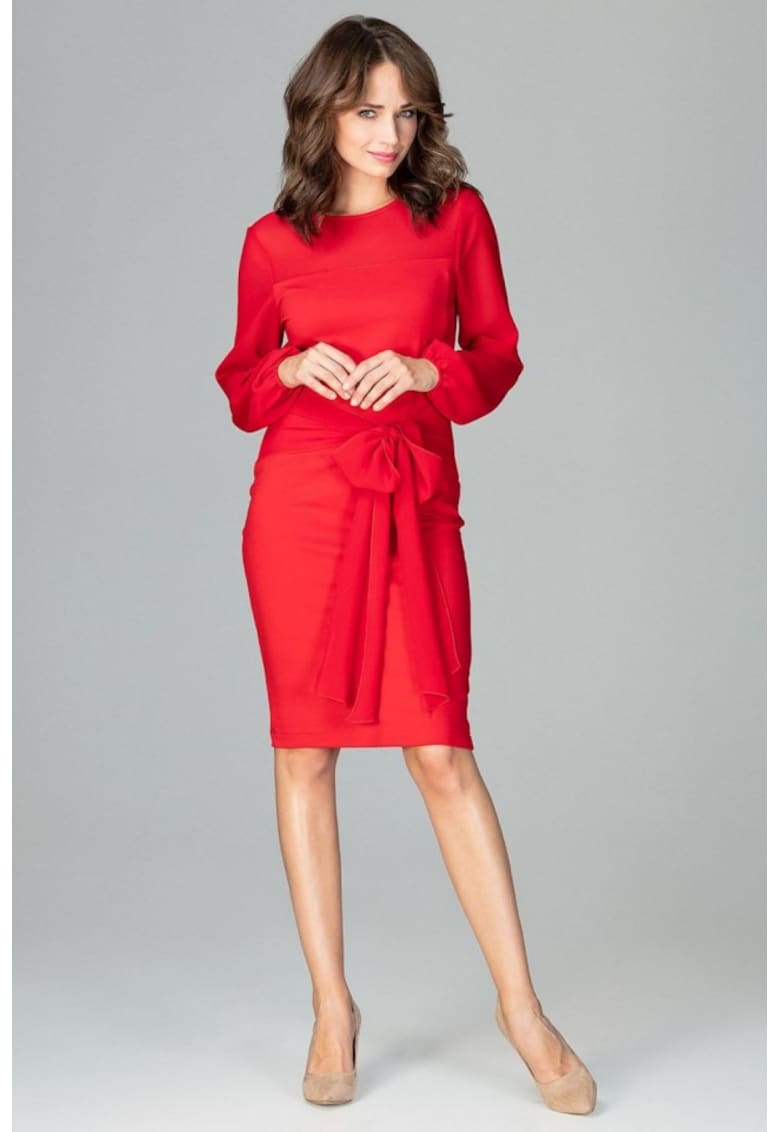 Rochie de zi model 122501 - Rosu