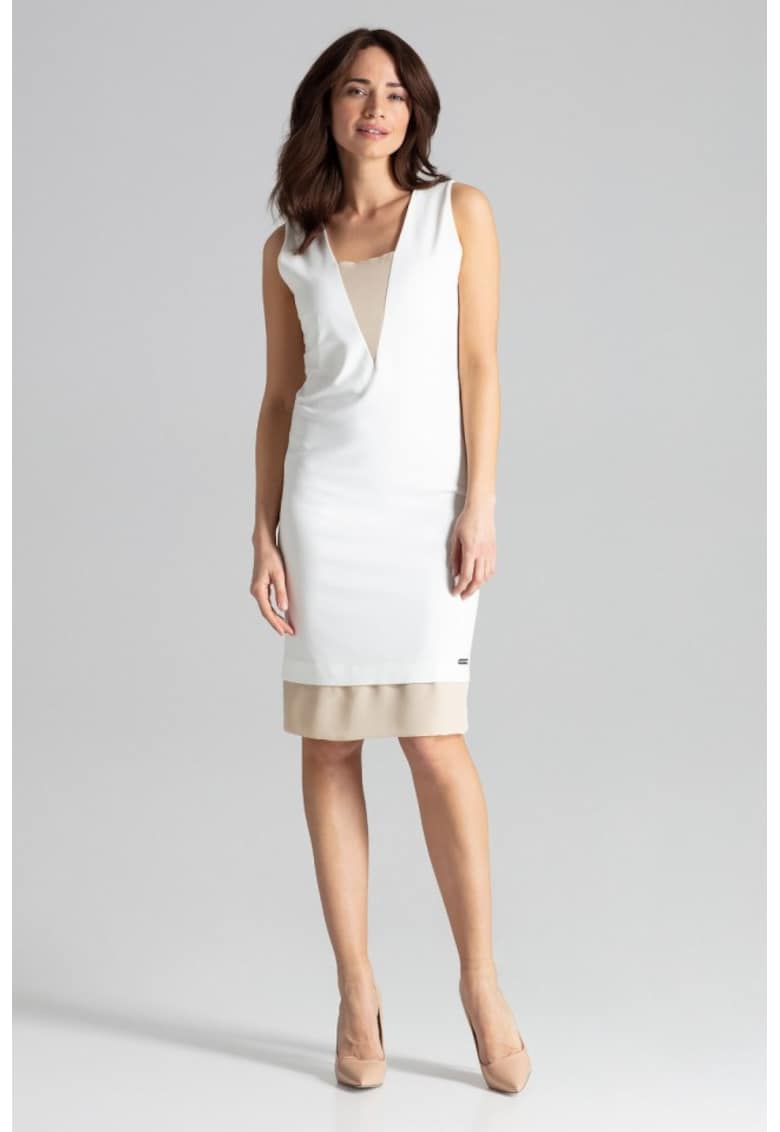 Rochie de zi model 131227 - Alb