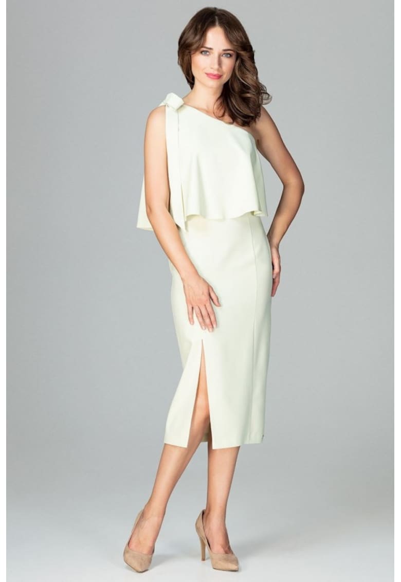 Rochie de zi model 122513 - Galben