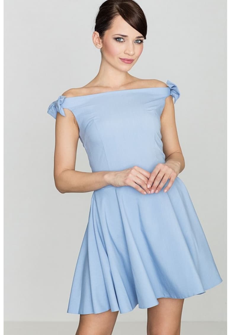 Rochie de zi model 119996 - Albastru