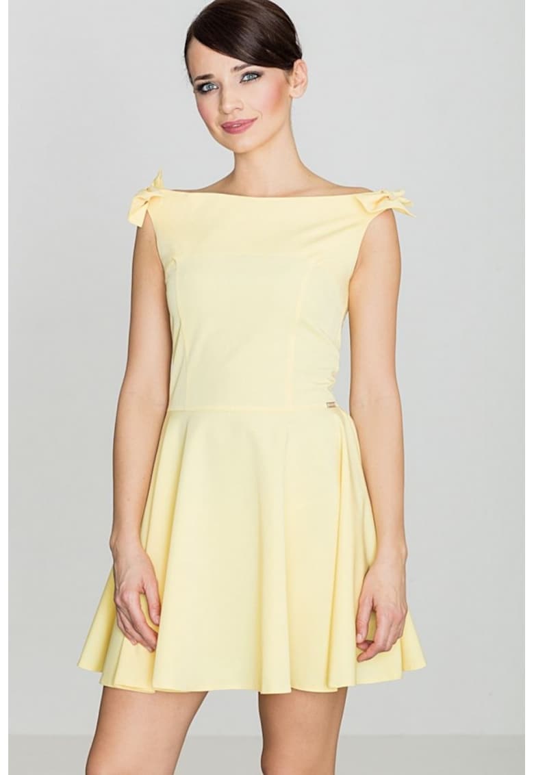 Rochie de zi model 119997 - Galben