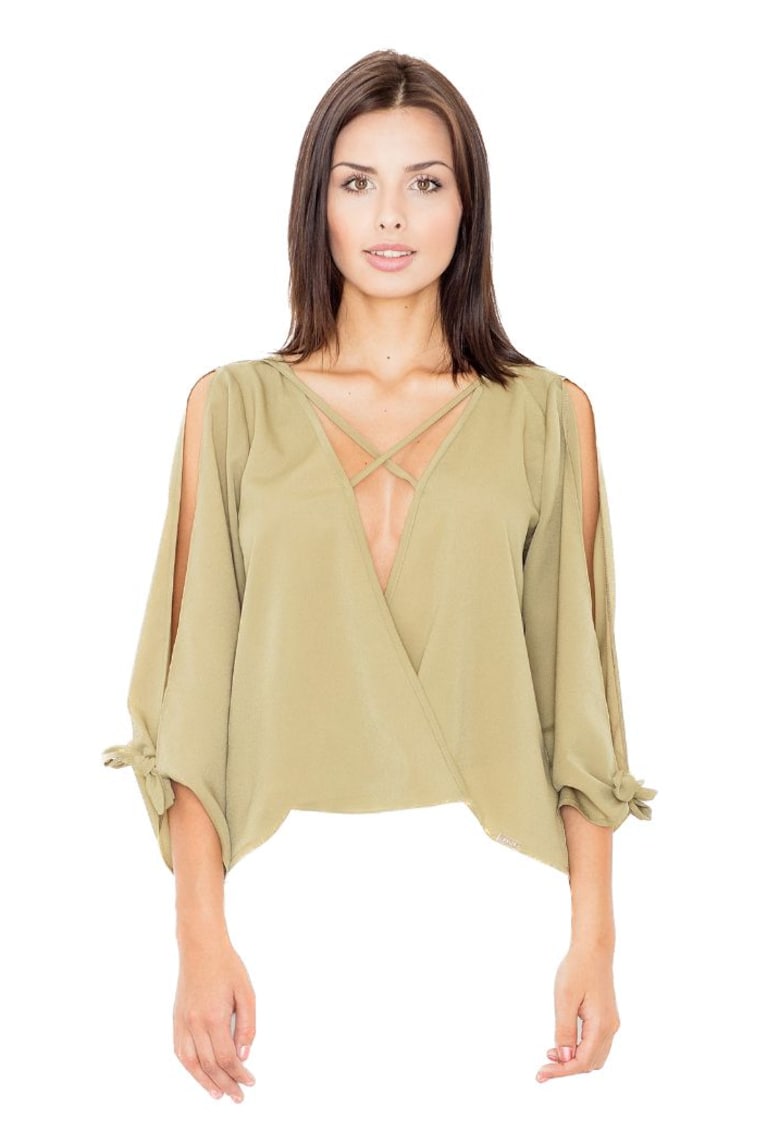 Bluză de damă  Sebiflour M485 olive - Verde