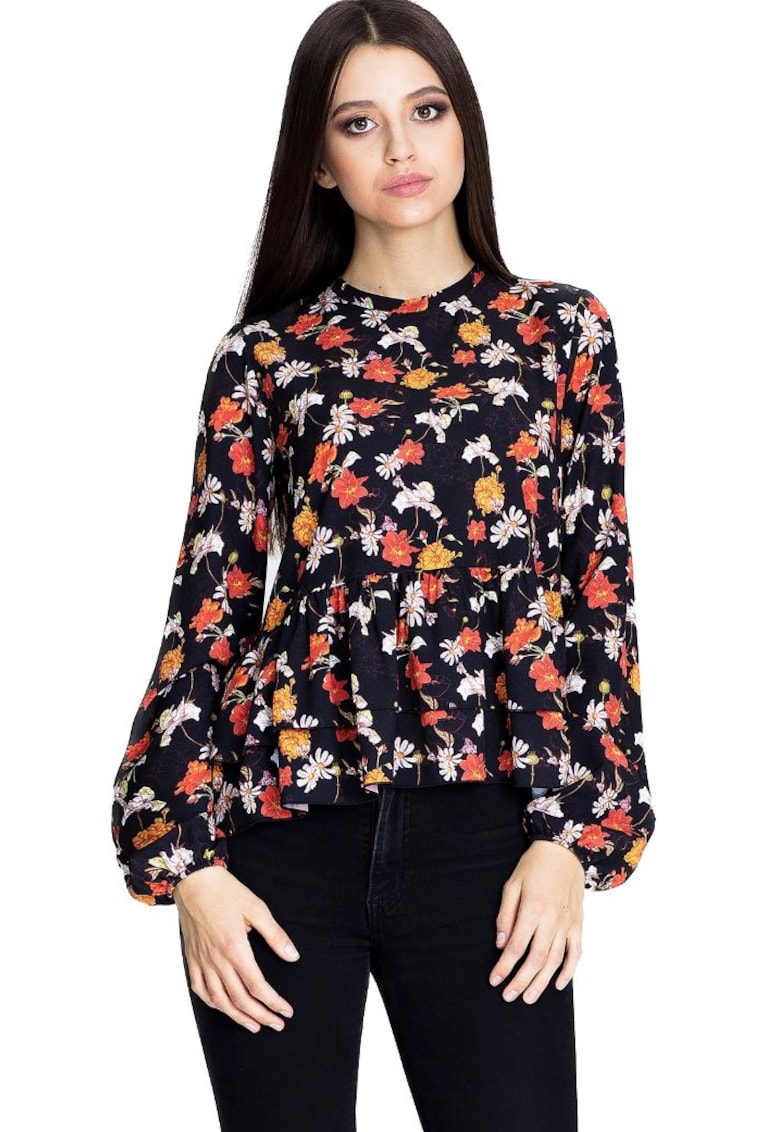 Bluză de damă Nidine M594 neagră - Negru
