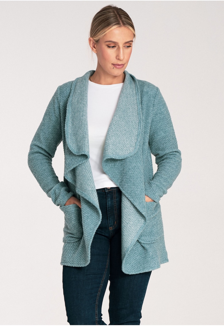 Cardigan dama -  M1043 - lana - menta