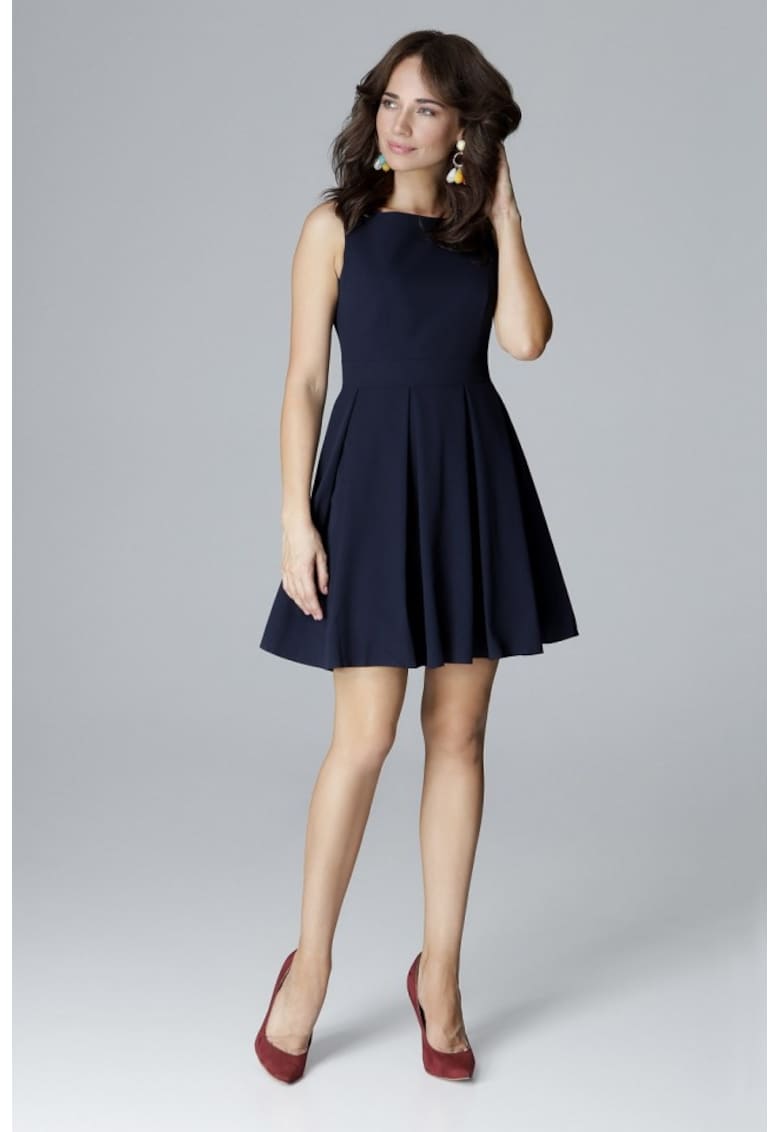 Rochie de zi model 123547 - Bleumarin