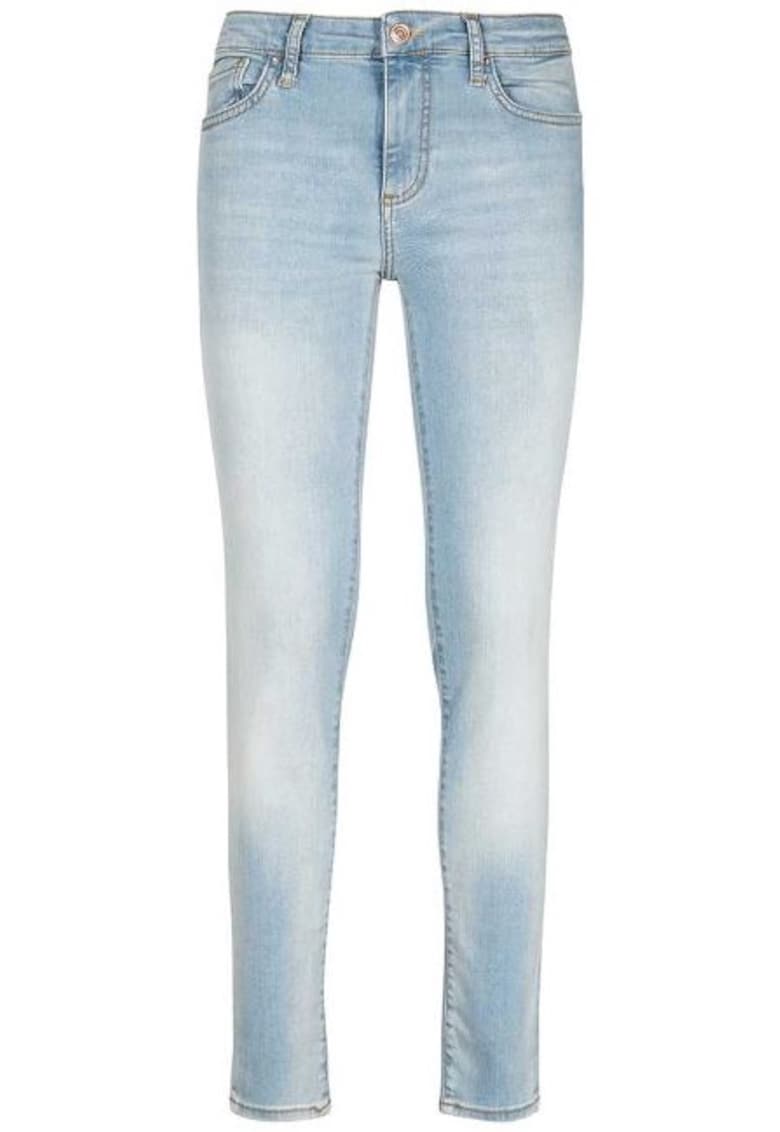 Blugi skinny decolorati