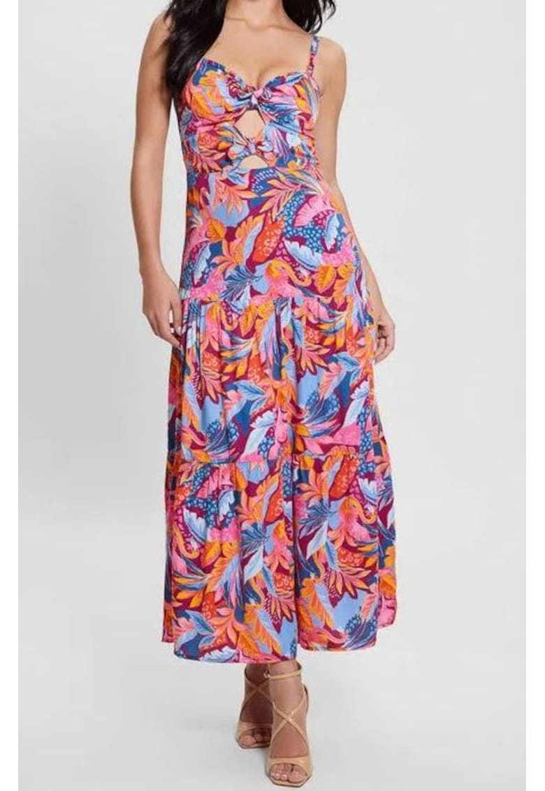 Rochie midi cu decupaj
