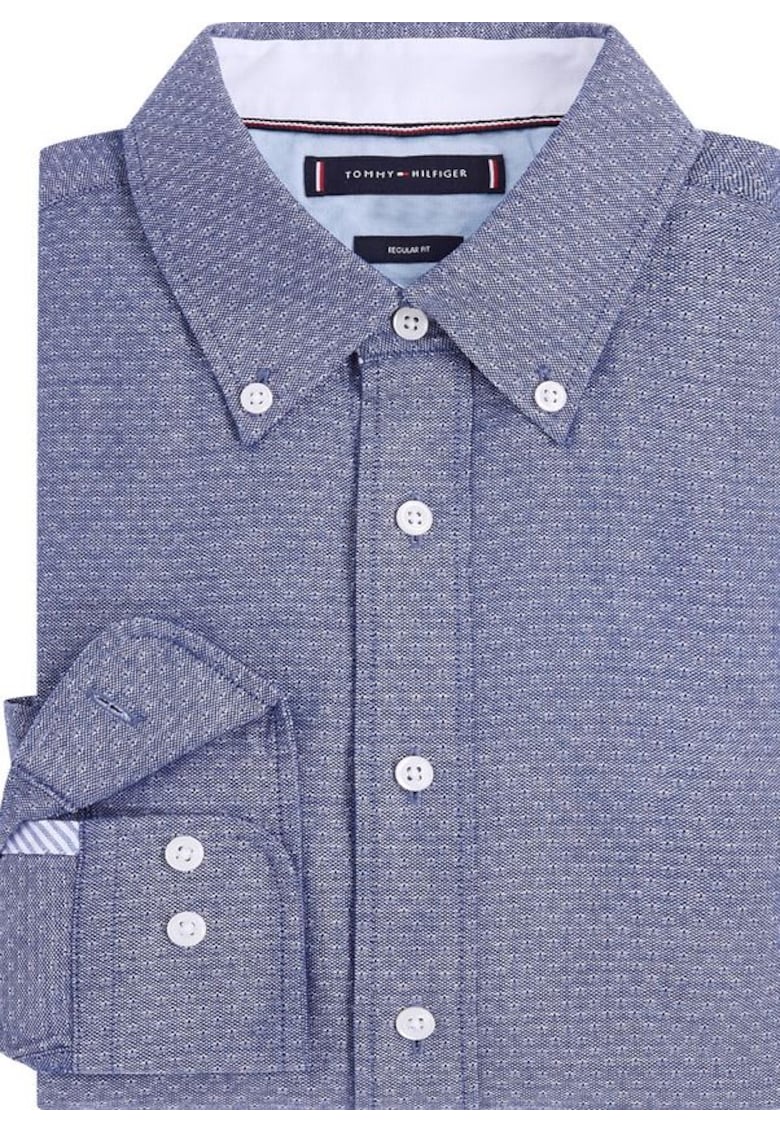 Camasa Oxford cu aspect texturat -