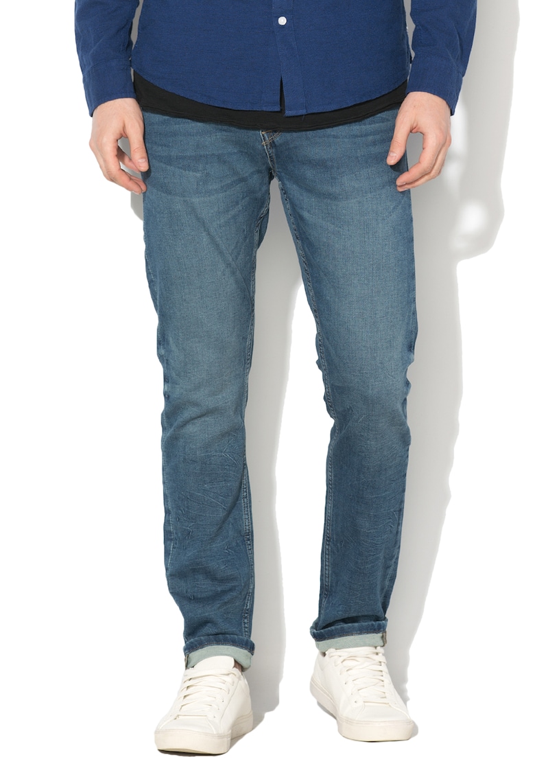 Blugi slim fit Loom - Albastru inchis