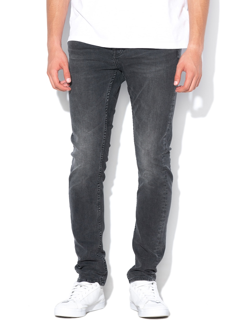 Blugi slim fit Loom - Gri inchis