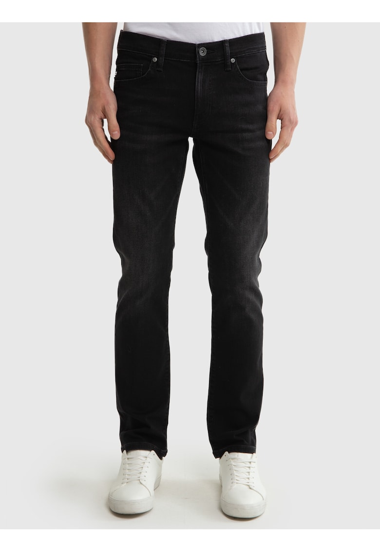 Blugi slim fit cu talie joasa TERRY 955