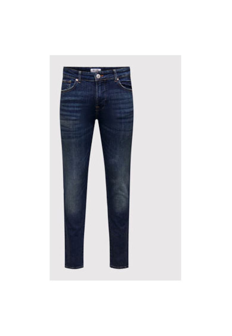 Blugi Barbati -  300479438 - Bumbac - Elastan - Albastru - Albastru