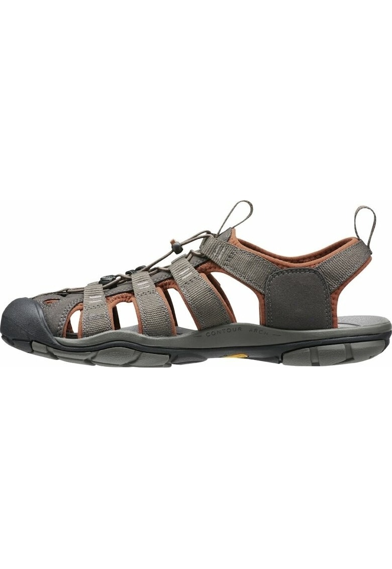 Sandale barbati -  Plastic - Kaki - Poliester -