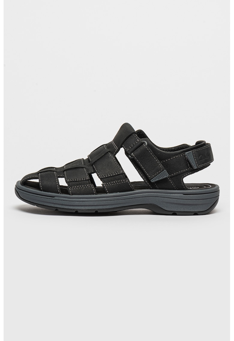 Sandale fisherman de piele Saltway Cove - Negru