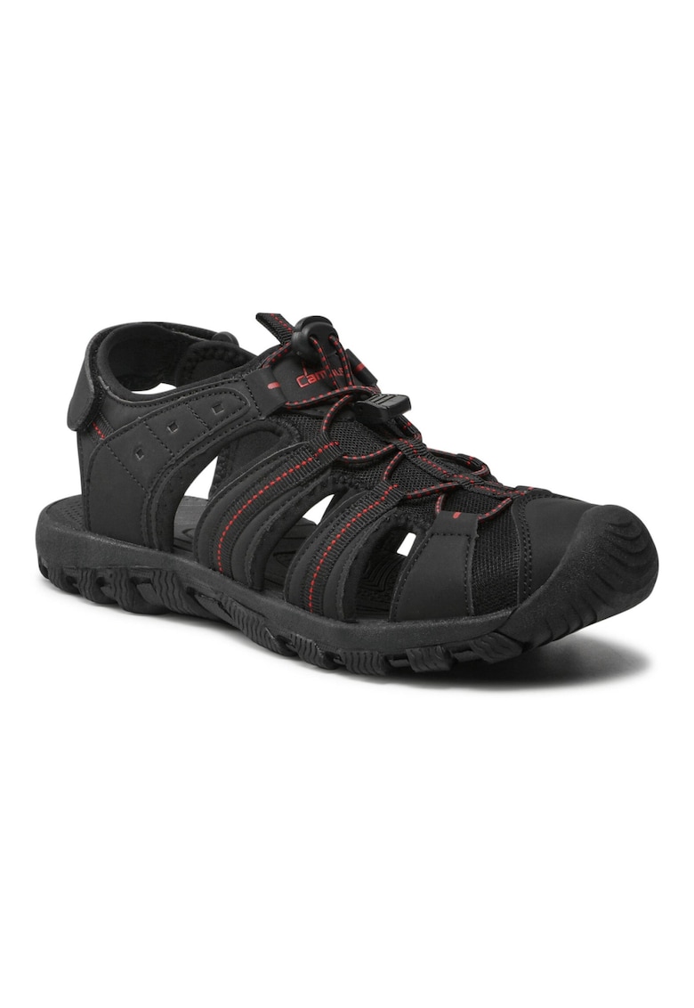 Sandale barbati  300476147 - Piele ecologica/Textil - Negru - Negru