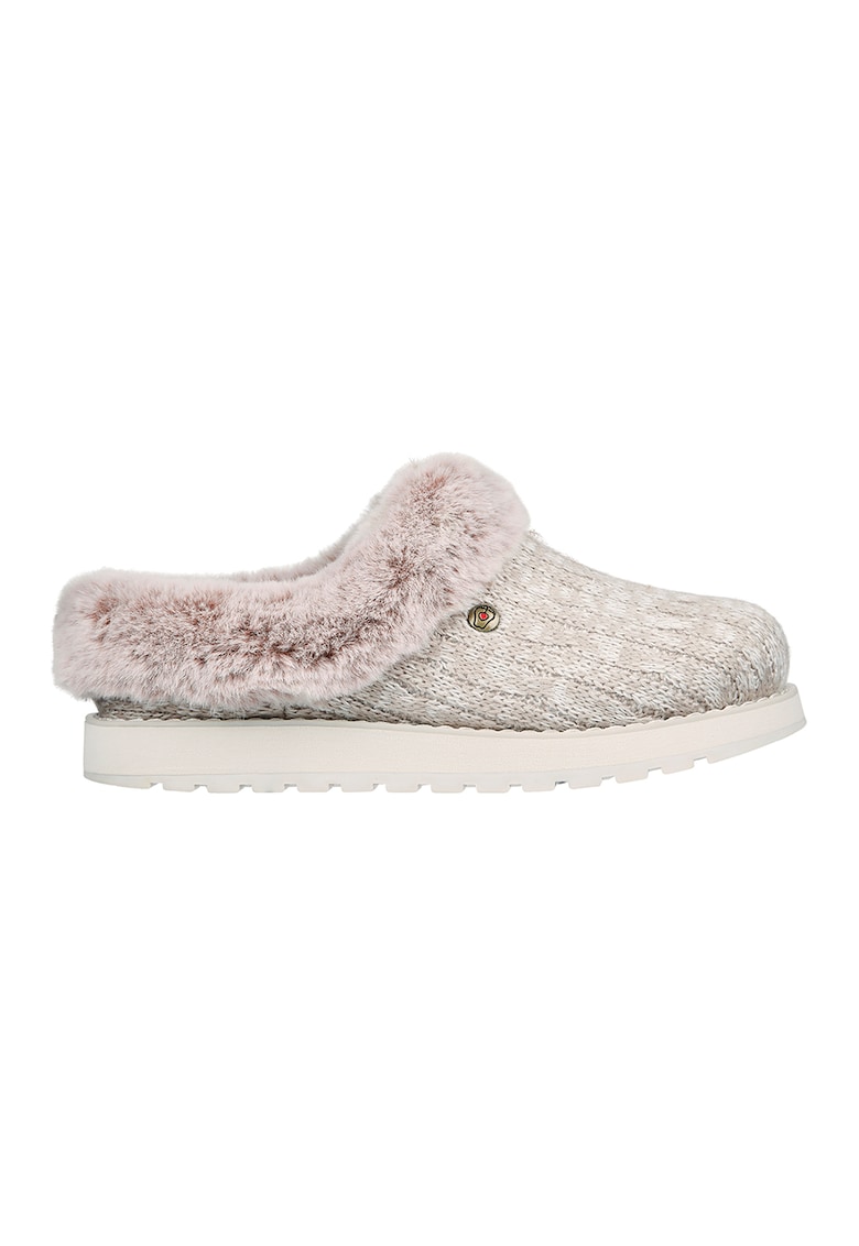 Papuci cu garnitura din blana sintetica Keepsakes- Ice Angel - Maro deschis