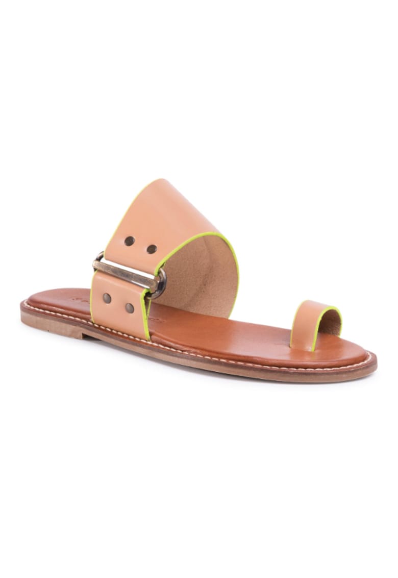 Papuci dama -  206478771 - Piele naturala - maro - Maro