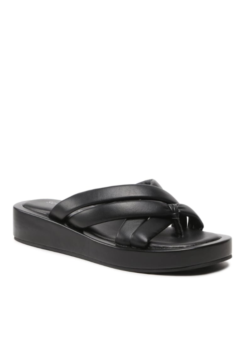 Papuci dama -  5904862742502 - Piele naturala - Negru - Negru