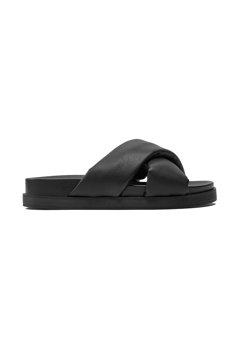 Papuci dama -  569457 - Piele ecologica - Negru