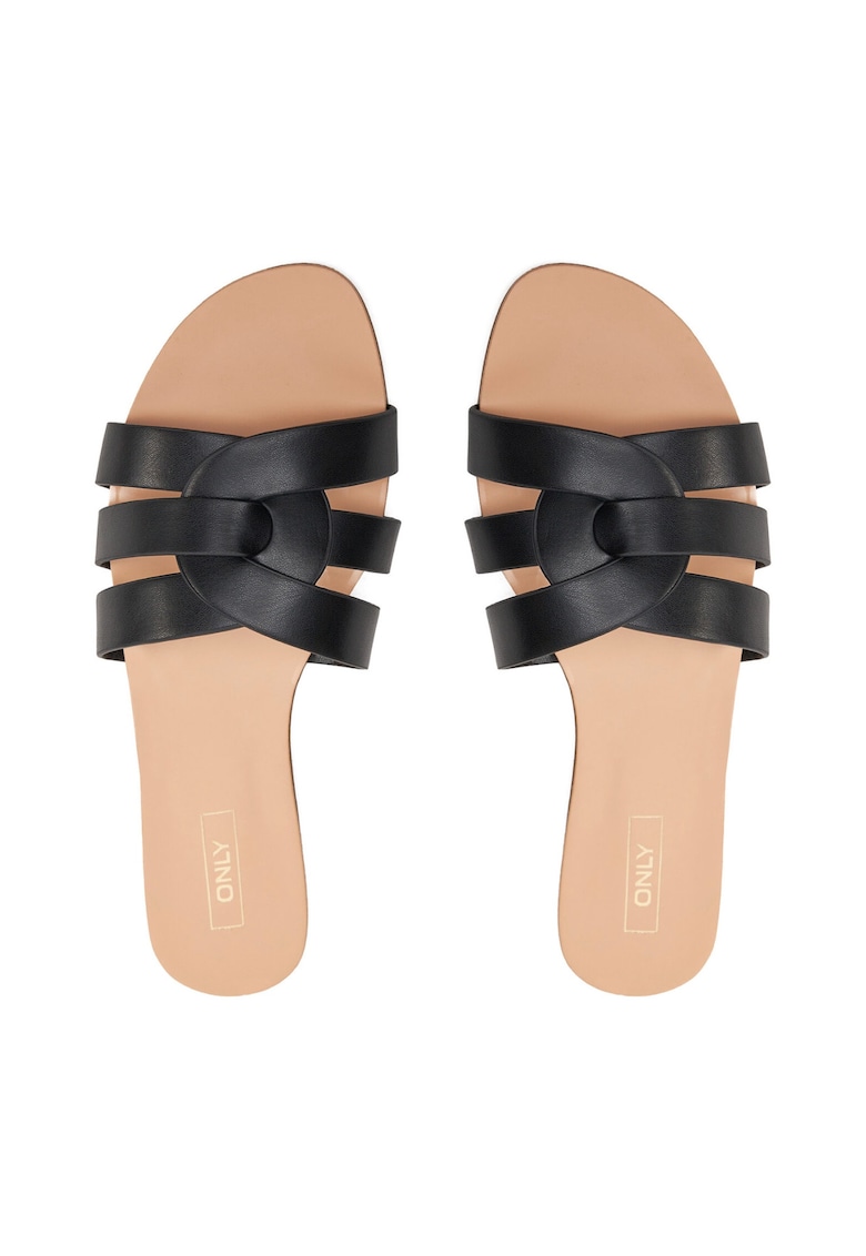 Papuci dama -  569297 - Piele ecologica - Negru