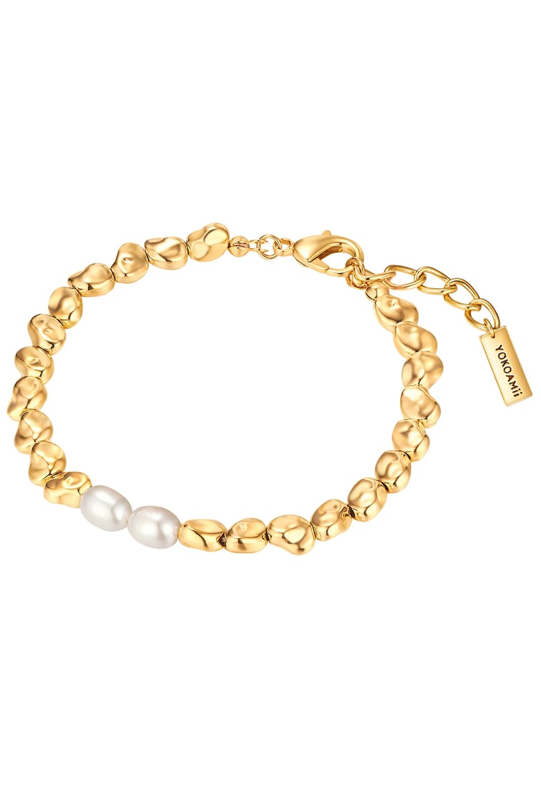 Bratara de aur de 14K filat - cu perla - Auriu