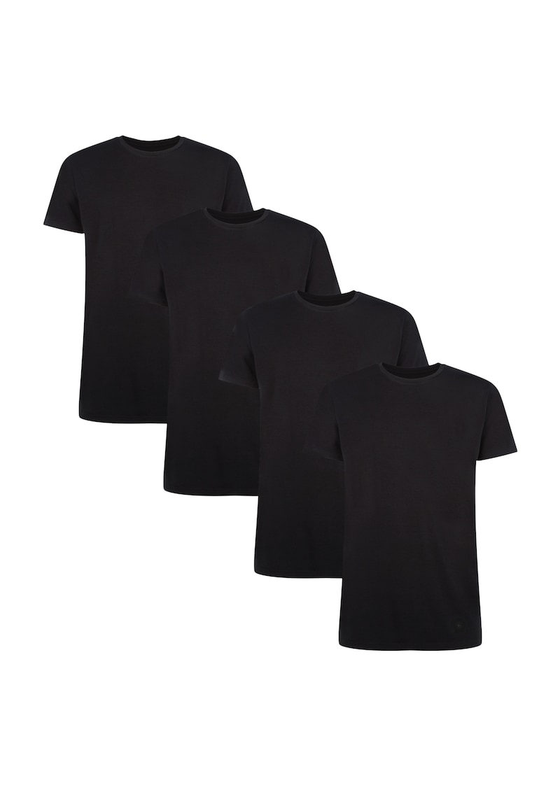 Set de tricouri Ruben - 4 piese - Negru
