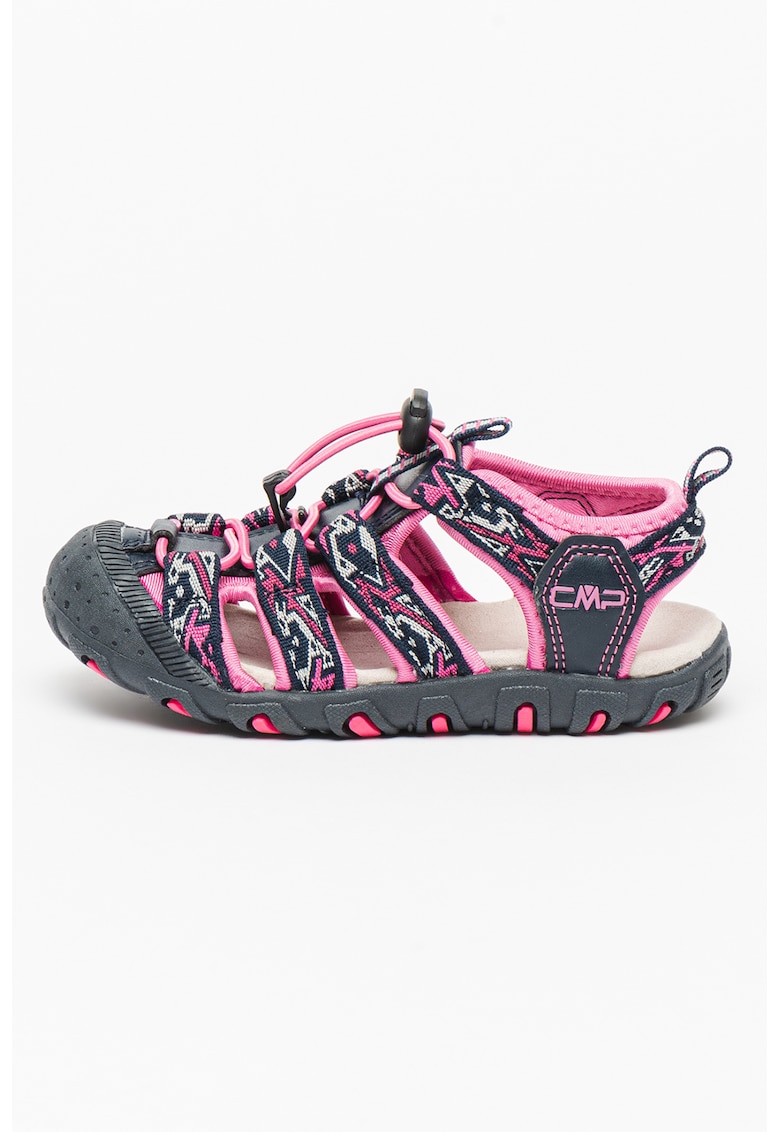 Sandale cu imprimeu grafic pentru trekking Sahiph - Fucsia/Bleumarin