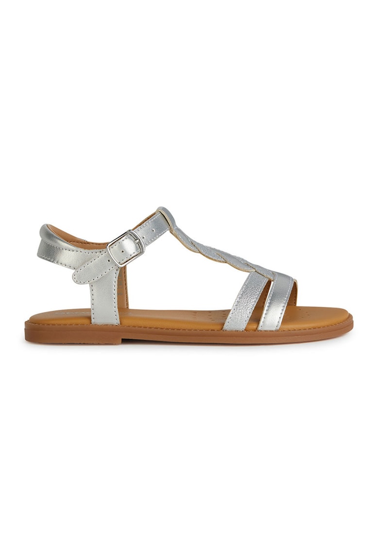 Sandale de piele ecologica Karly - Argintiu