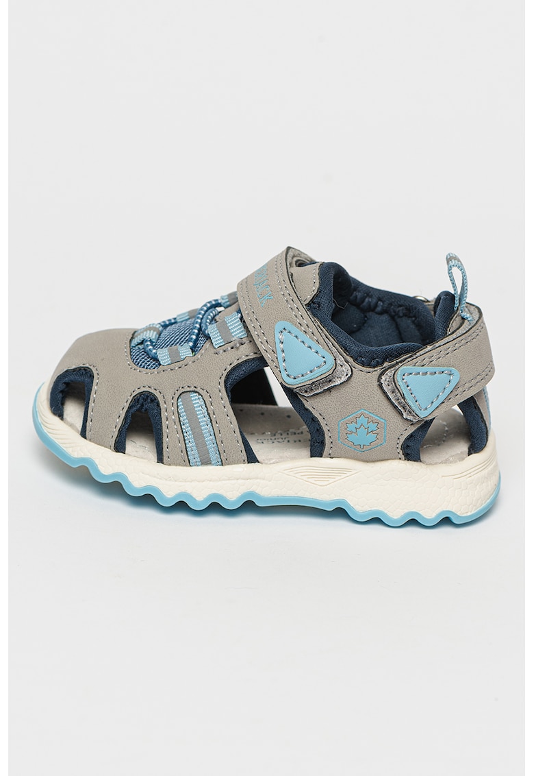 Sandale cu inchidere velcro Toby - Gri/Albastru lavanda/Alb murdar