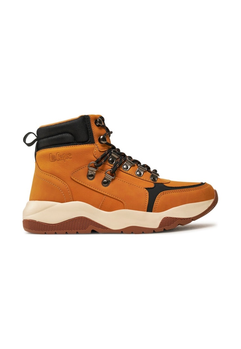 Botine dama -  22112 - Piele ecologica - Maro