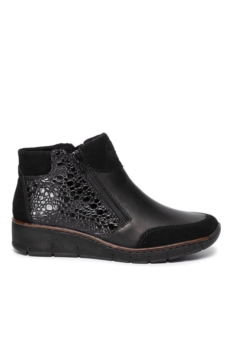 Botine dama -  20156995536 - Piele naturala - Negru