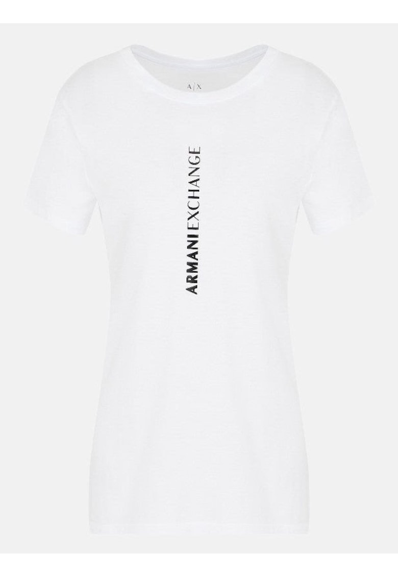 Tricou din bumbac cu decolteu rotund