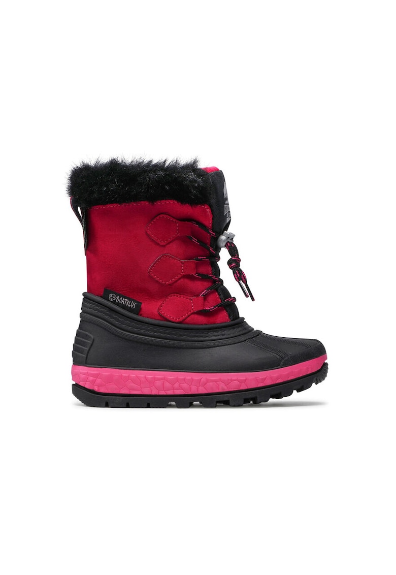 Cizme copii -  37660 - Sintetic - Roz - Negru