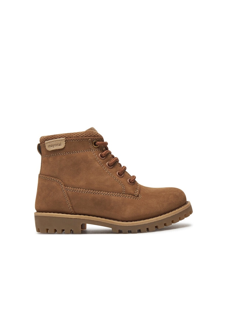 Ghete copii -  40274 - Piele naturala - Maro