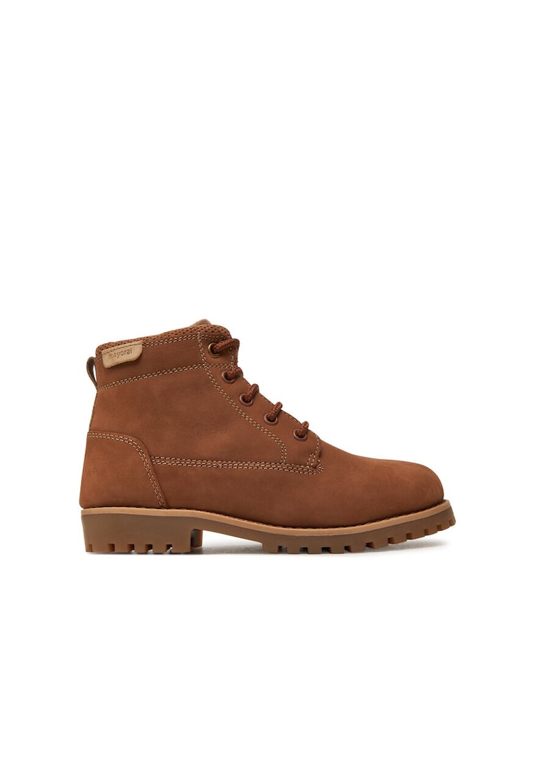 Ghete copii -  87630 - Piele naturala - Maro