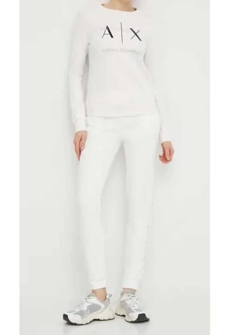 Bluza cu logo pe piept -