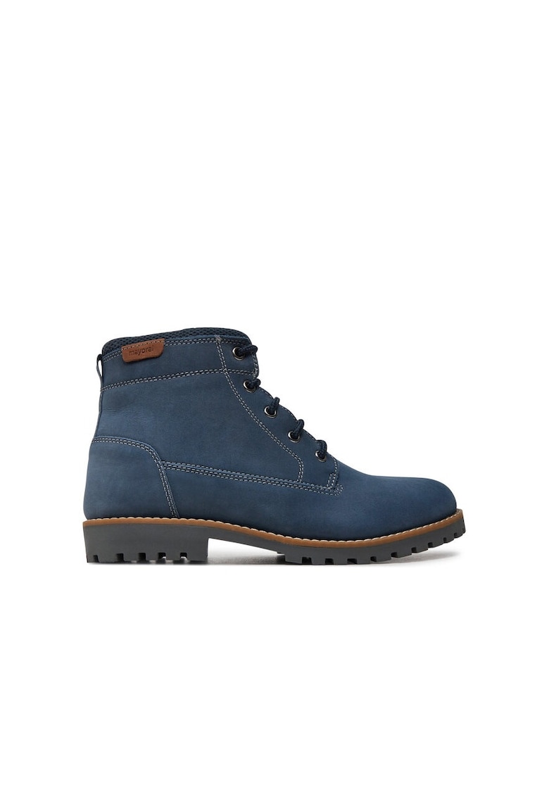 Ghete copii -  87951 - Piele naturala - Bleumarin