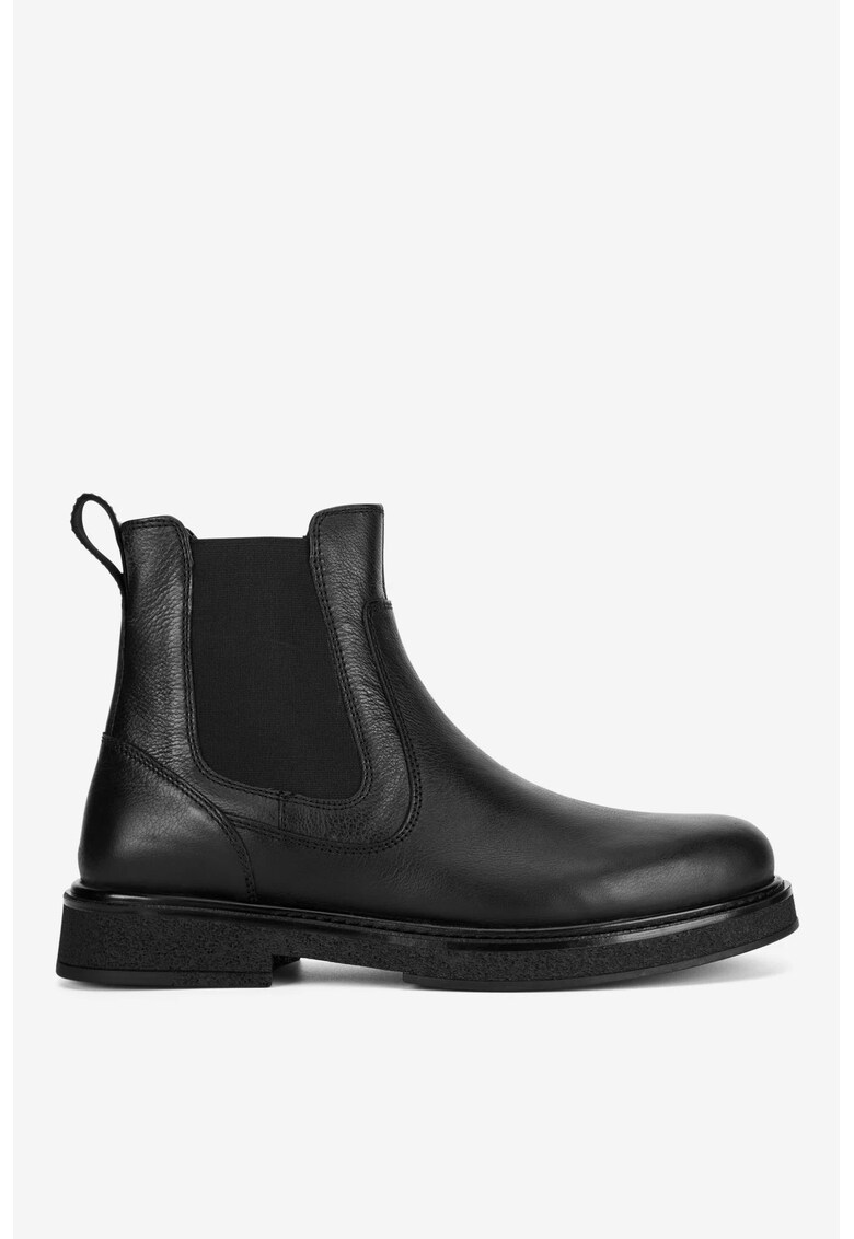 Ghete barbati  5903419547690 - Piele naturala - Negru - Negru