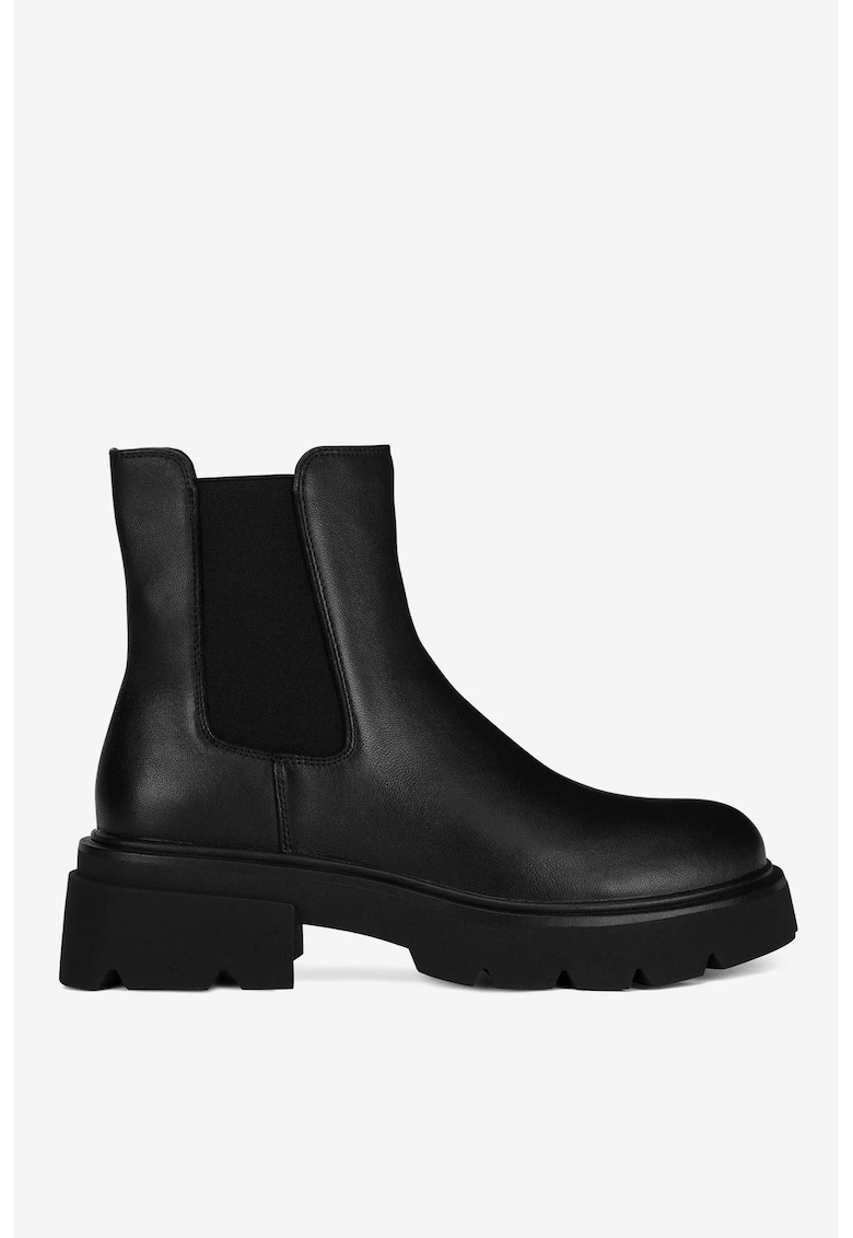 Ghete dama  5905588871057 - Piele naturala - Negru - Negru