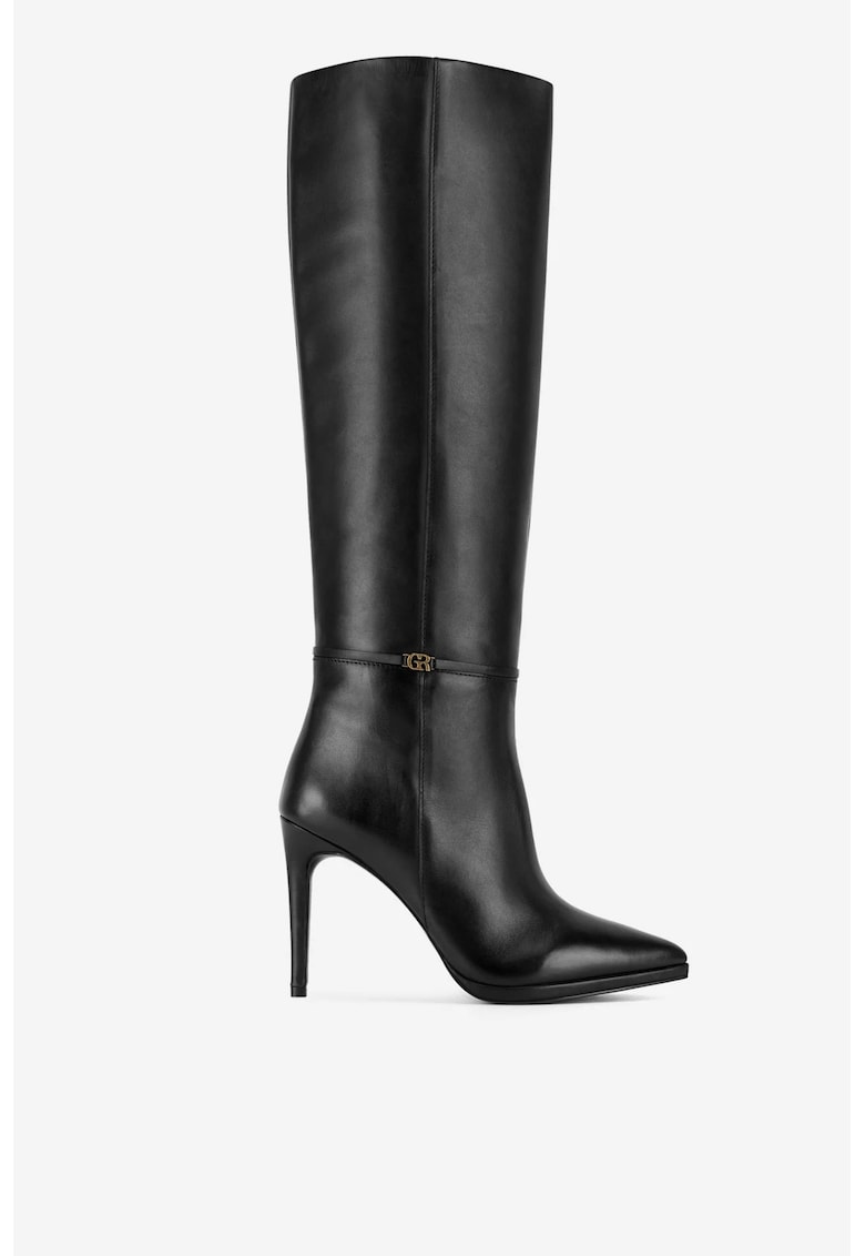 Cizme dama  5905588879619 - Piele naturala - Negru - Negru