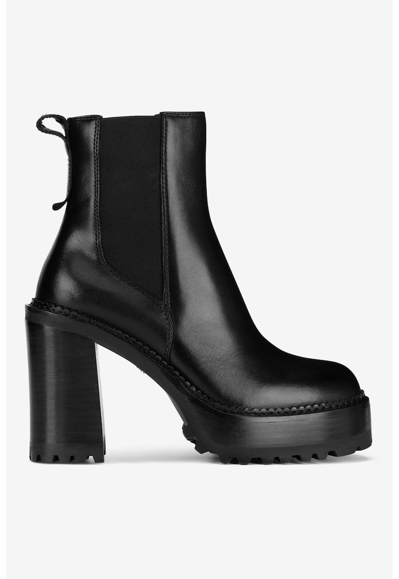 Ghete dama  5905588881469 - Piele naturala - Negru - Negru