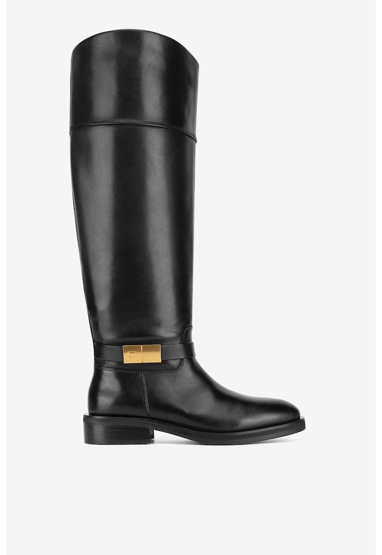Cizme dama  5905588881391 - Piele naturala - Negru - Negru