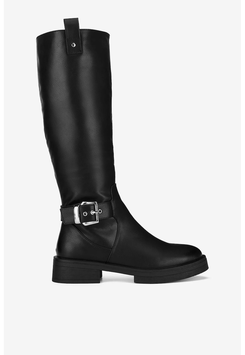 Cizme dama  5905588887294 - Sintetic - Negru - Negru