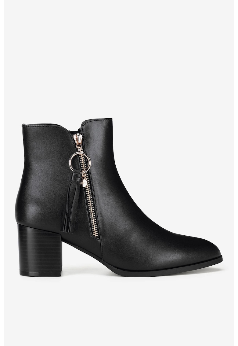 Ghete dama  5905588888055 - Piele naturala - Negru - Negru