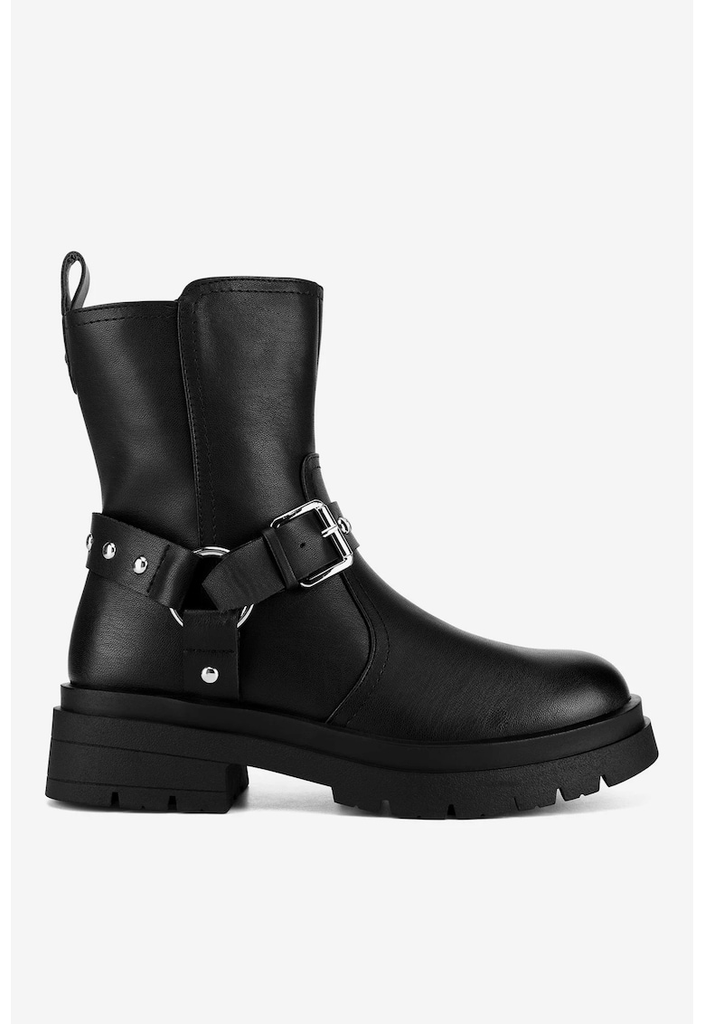 Ghete dama  5905588890386 - Sintetic - Negru - Negru