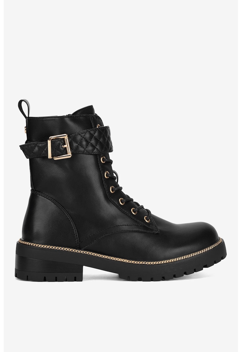Ghete dama  5905588892618 - Sintetic - Negru - Negru