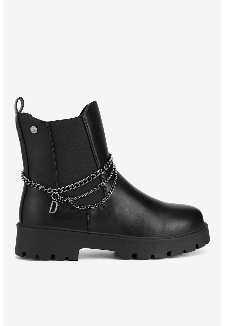 Ghete dama  5905588892991 - Sintetic - Negru - Negru