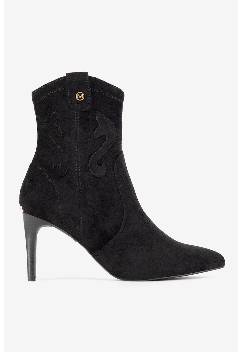 Ghete dama  5905588894667 - Piele intoarsa - Negru - Negru