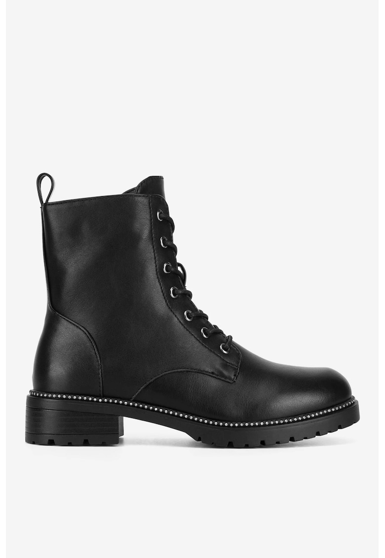 Ghete dama  5905588899860 - Sintetic - Negru - Negru